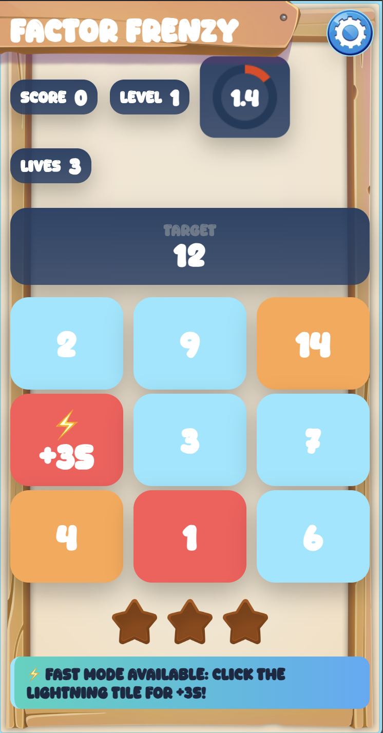 Factor Frenzy screenshot